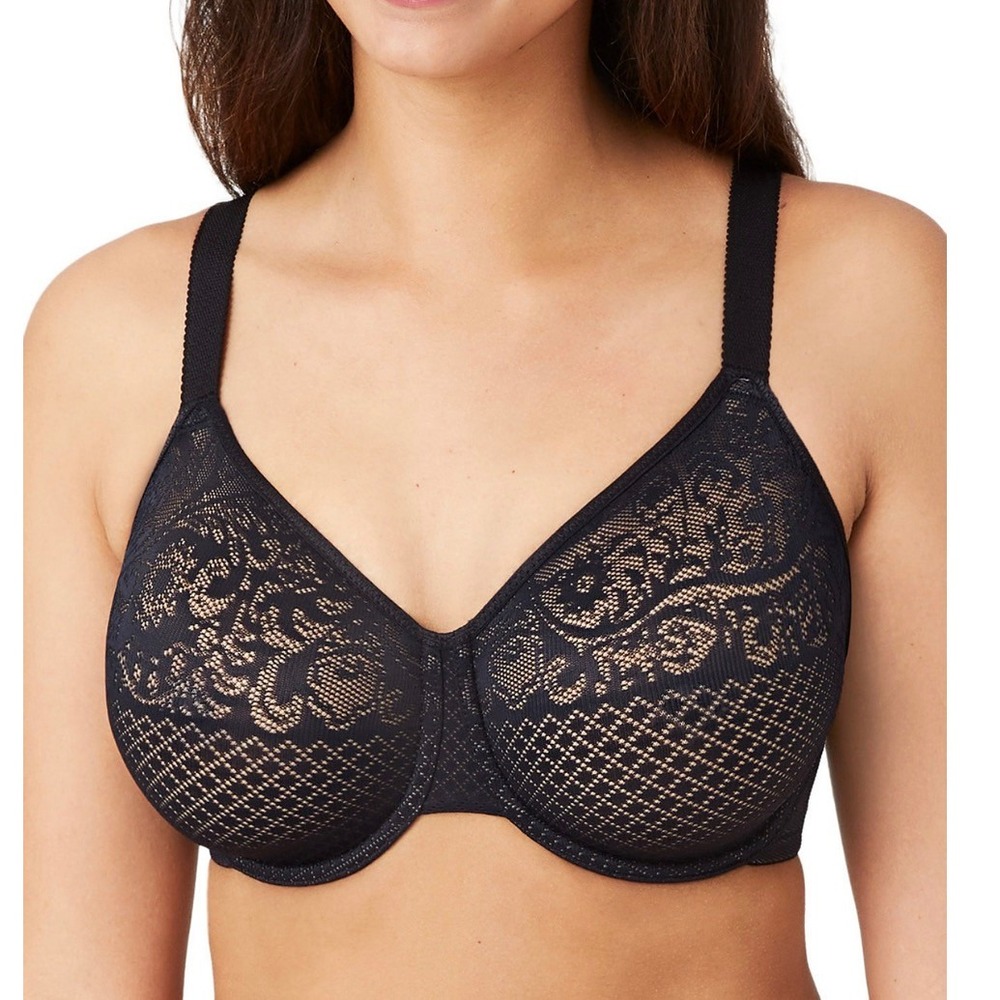 Wacoal 857210 Visual Effects Minimizer Bra Green 36DD Lace Underwire